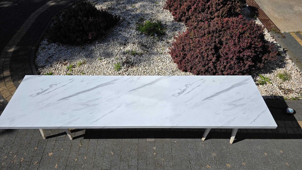 Blat kuchenny, płyta wiórowa Pfleiderer Bianco Marmur