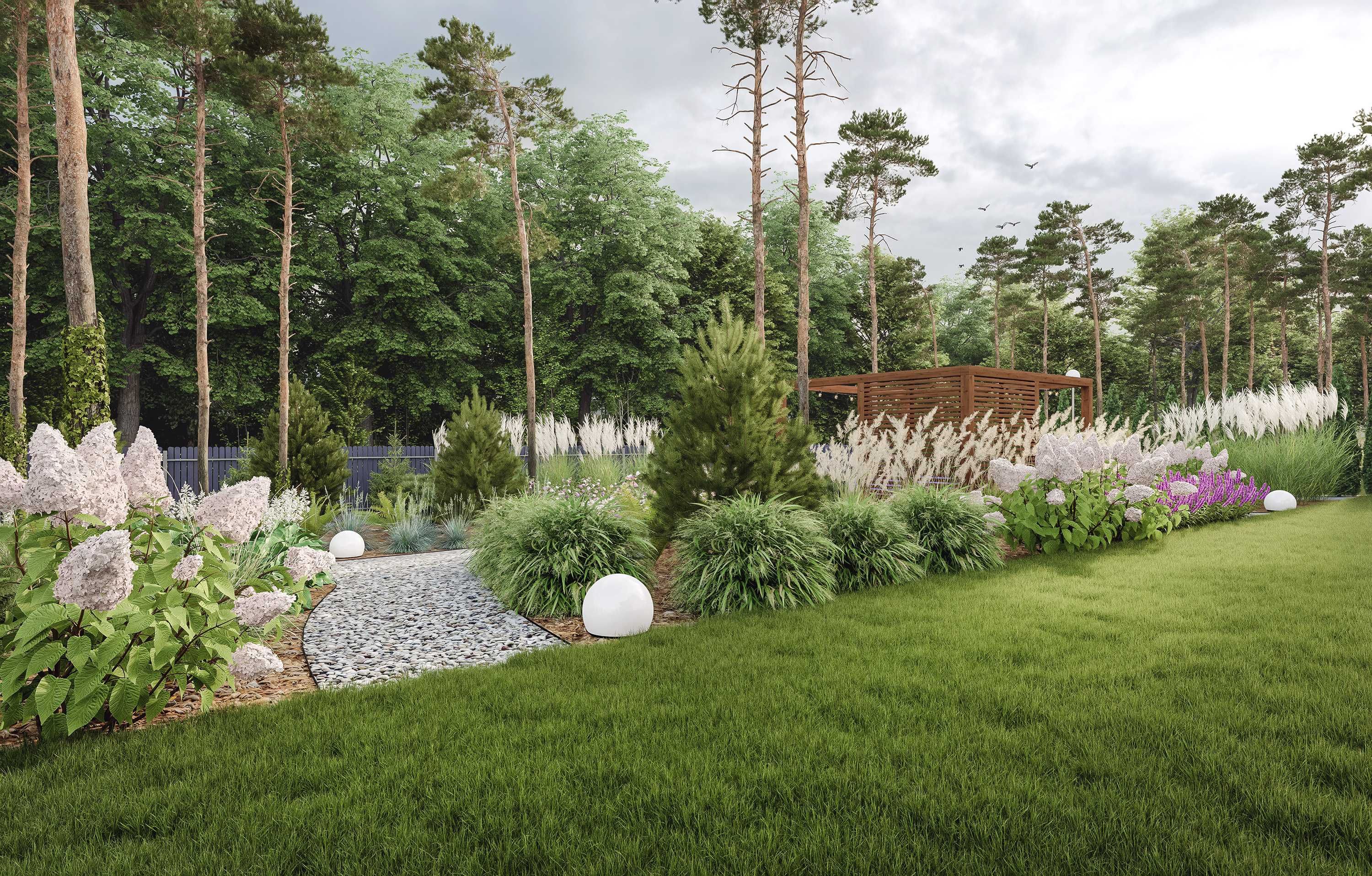 Projektowanie ogrodów / wizualizacje 3D / Cała Polska