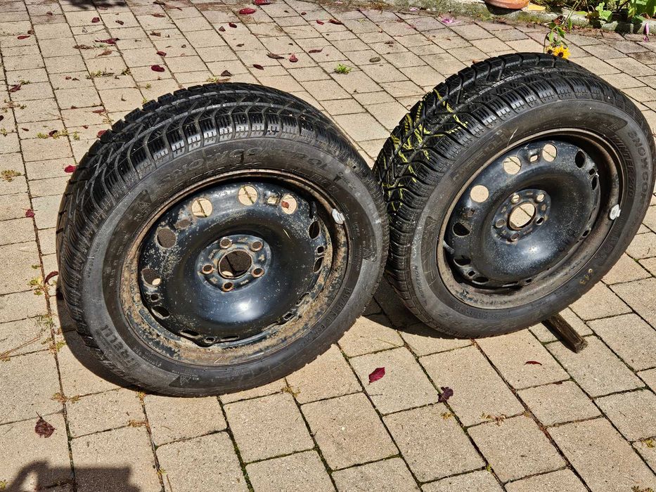 2 koła felgi i opony 6Jx15 H2 6J x 15 Skoda fabia 195/55/R15 TANIO