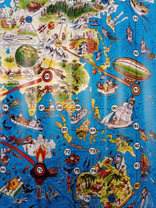 Підлогова гра бродилка Навколосвітня подорож