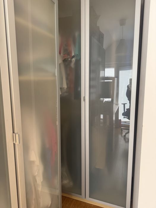 Drzwi szklane Drammen to szafy pax 236 cm ikea