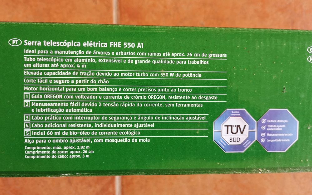 Serra poda telescópica eletrica