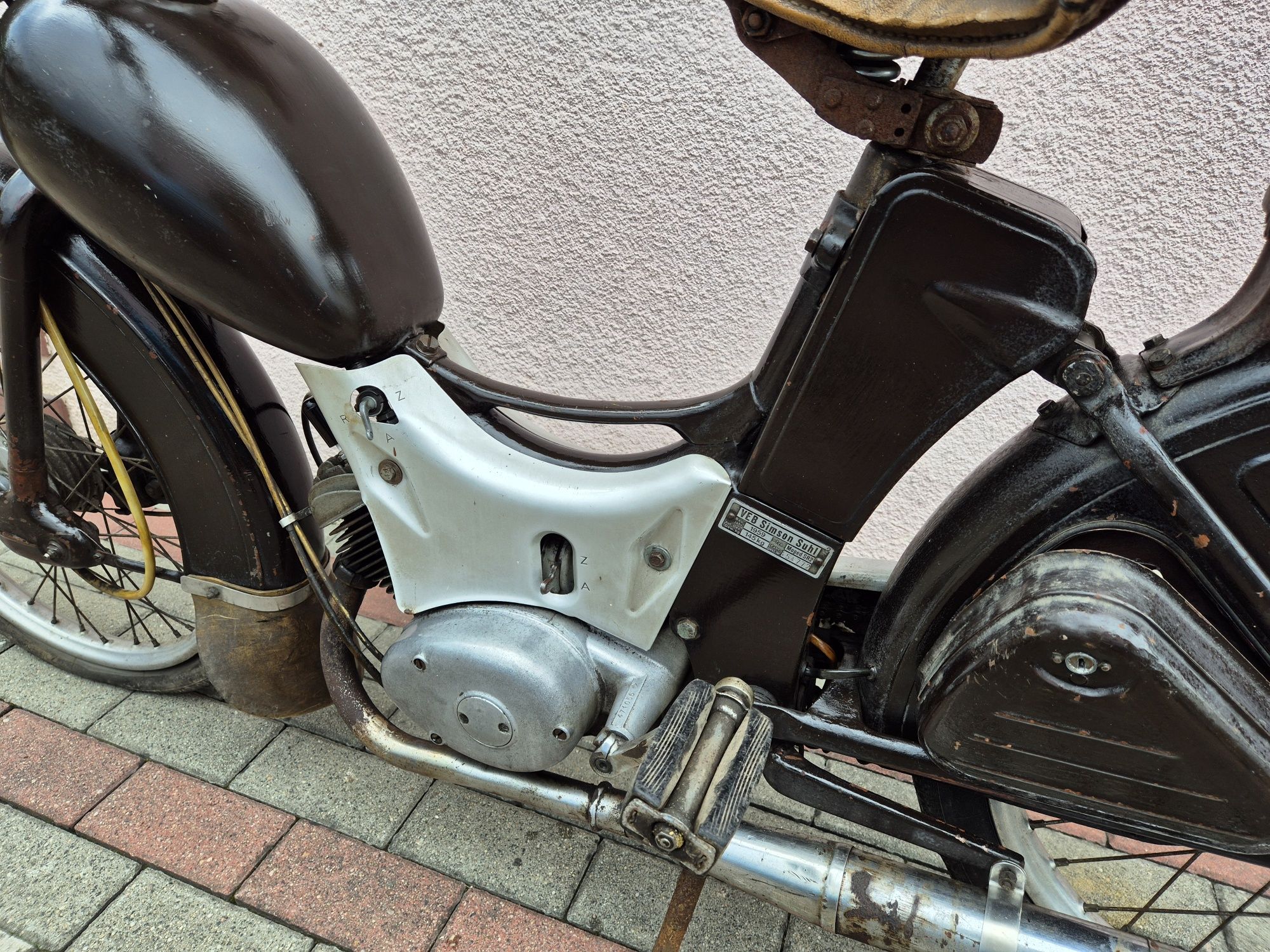Simson SR2 *Zarejestrowany na białe tablice* 1959r