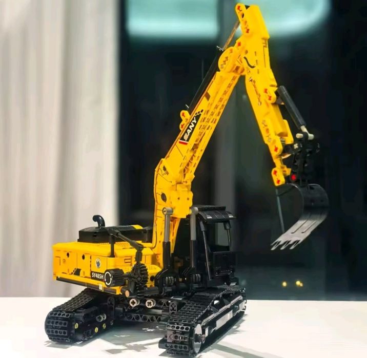 Конструктор эксковатор  1022 шт блоков Лего