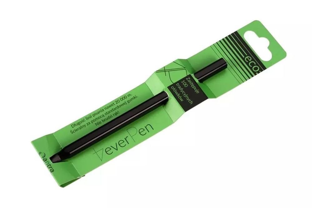 Ołówek wieczny kwadratowy czarny. Antra