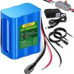 Akumulator litowy 12 V 5600 mAh z ładowarką do kamer zabawek  DIY