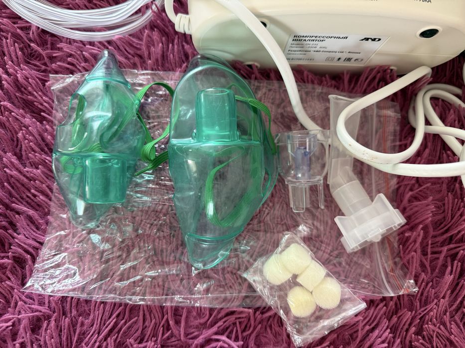 Компрессорный ингалятор небулайзер AND CN-231, Япония