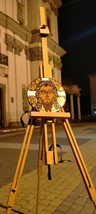 Ікона з смальти та сусального золота 27х27 см