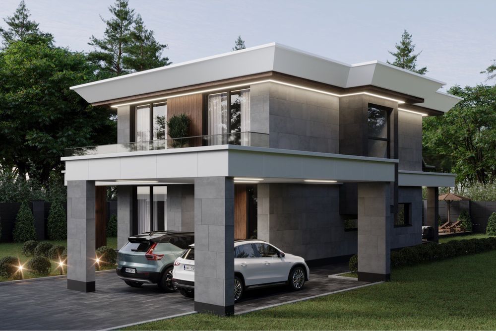 Будинок H-tech 180м2 ділянка 8соток .Газ