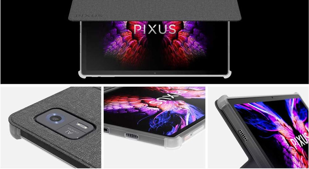 Оригінальний чохол обкладинка сірий для планшета Pixus Wing 10.36"