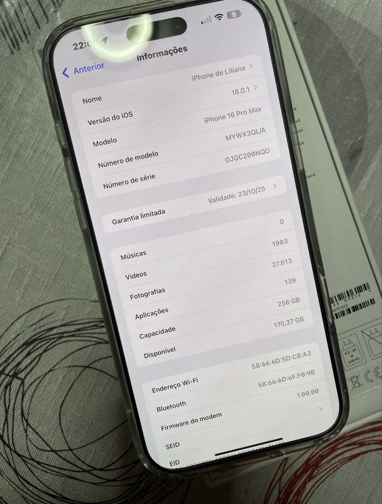 Iphone 16 pro max Gold