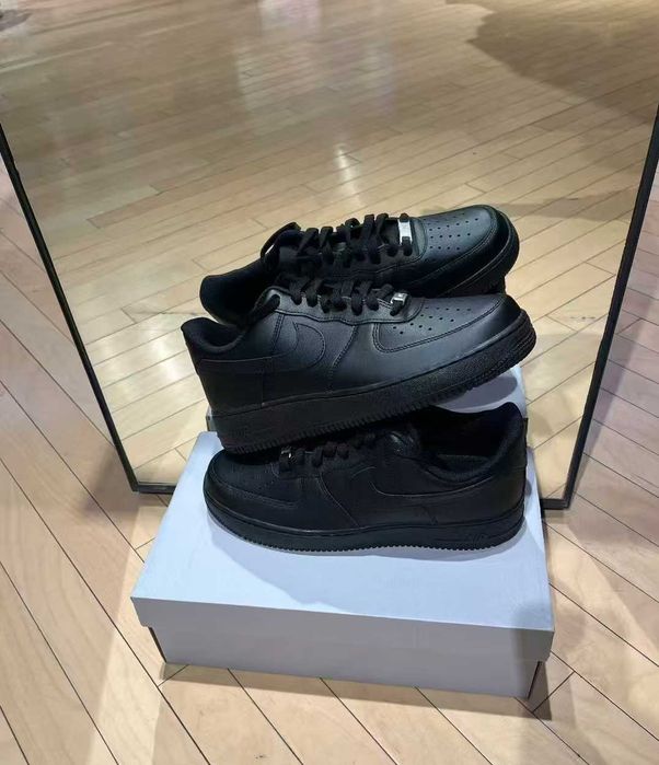 Buty Trampki NikeAir_Force_1_Low _07_Black_R.43