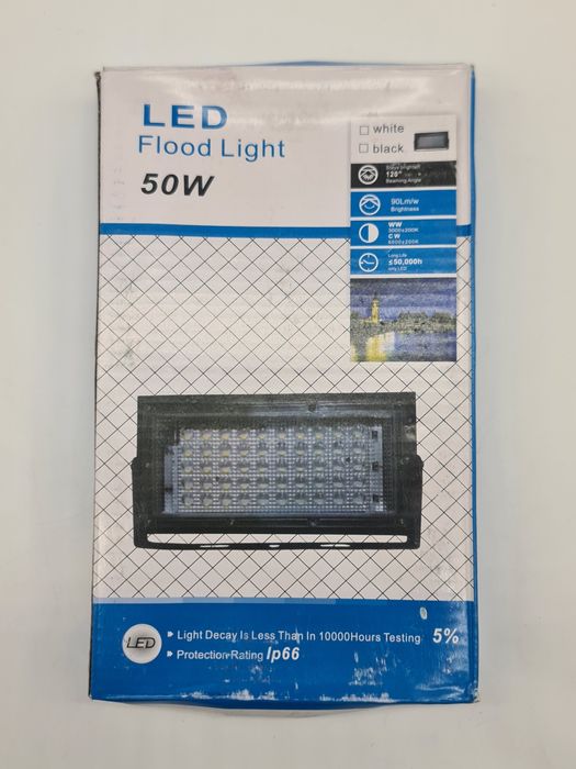 Holofote LED 50W branco - novo