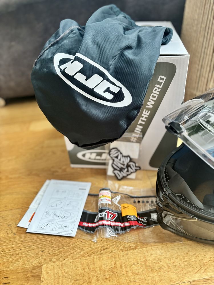 Kask Szczękowy Kameleon HJC S IS-17 Pinlock + Interkom MaxTo M2