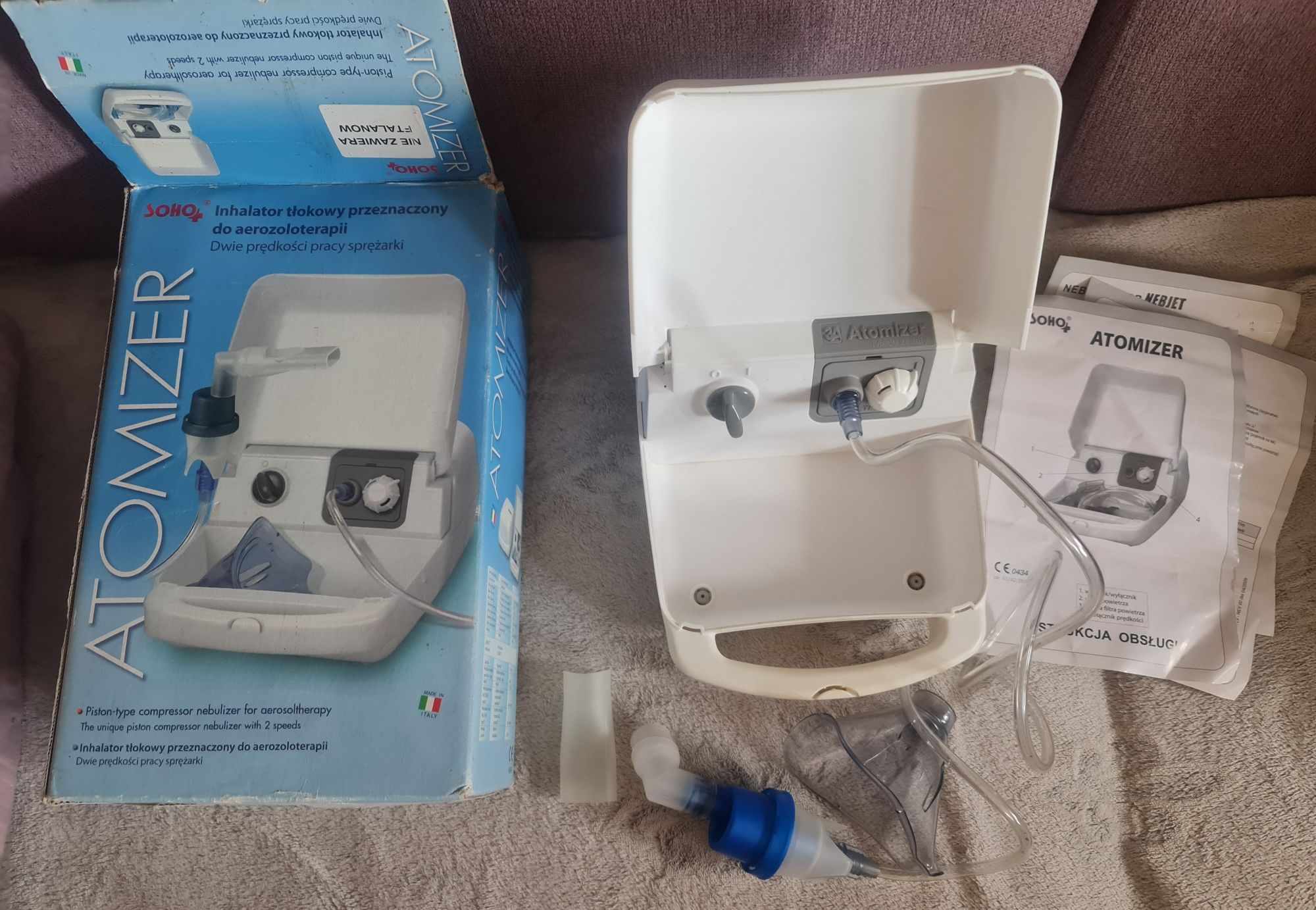 Inhalator kompresorowy