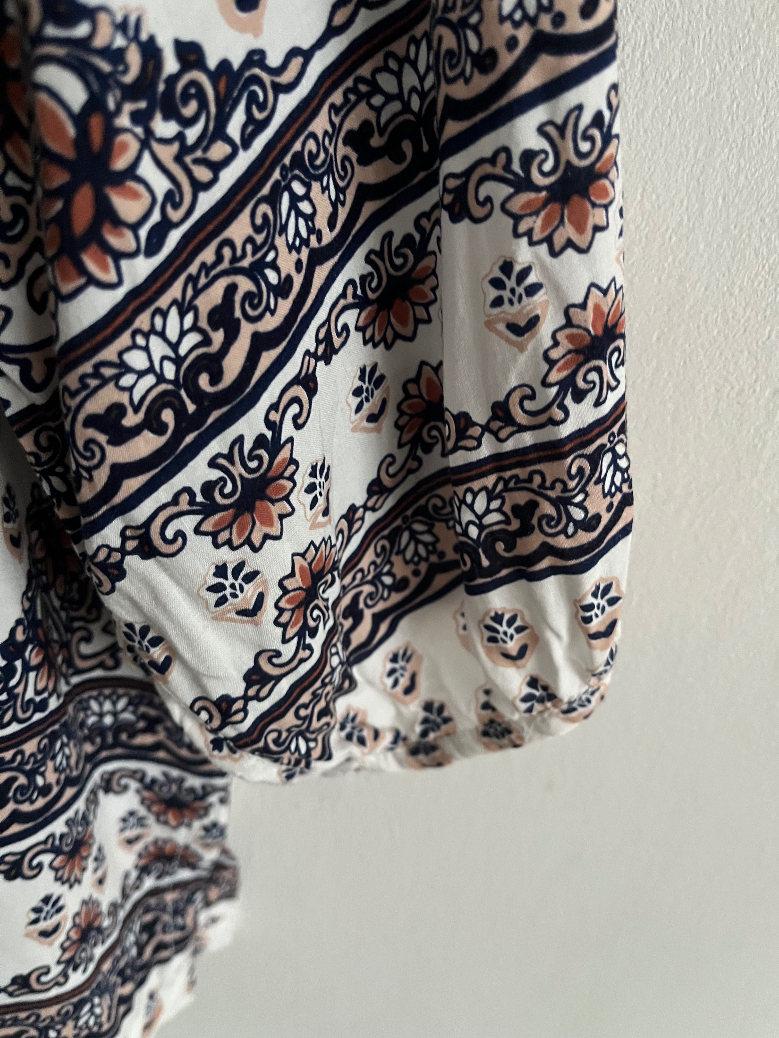 Auguste The Label Bluzka Koszula Boho Biała
