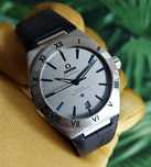 Omega Constellation Automatic 39 zegarek męski full set Seamaster aqua