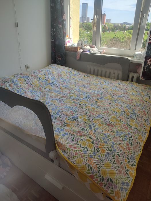 Rama łóżka z szufladami BRIMNES 180x200