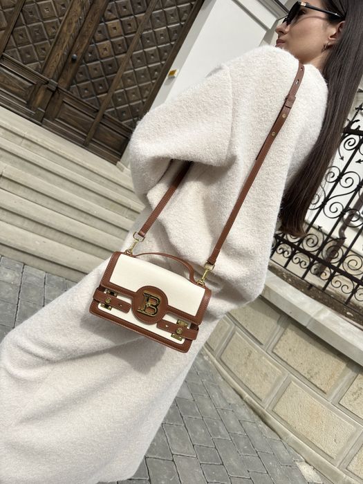 Сумка Balmain B-Buzz 24 Cream/Brown