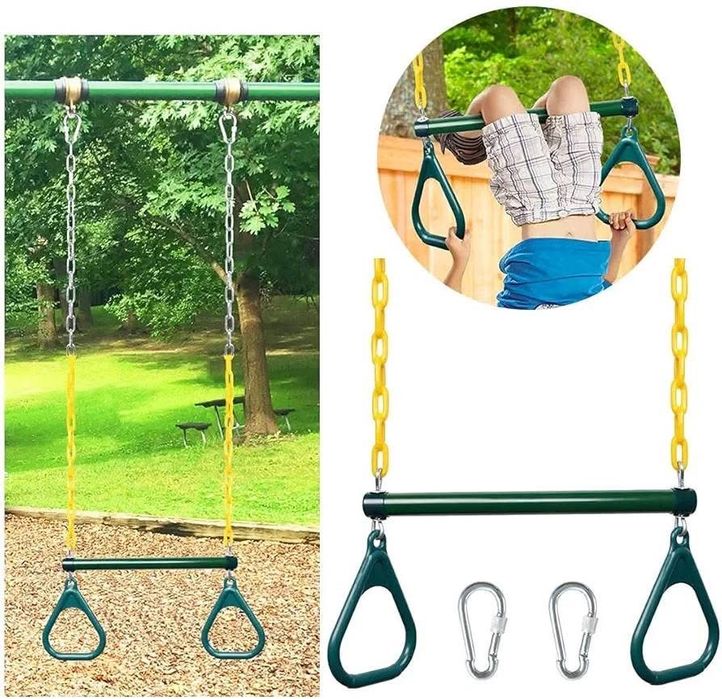 Siłownia trapez i pierścienie gimnastyczne