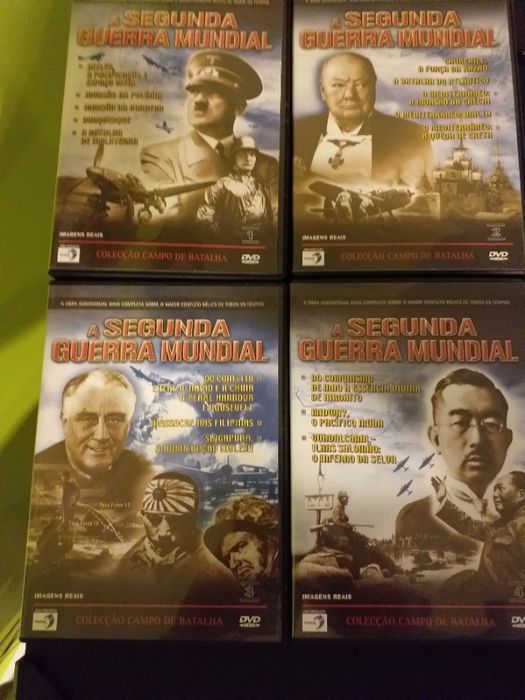 Varios DVD´S sobre a segunda guerra mundial