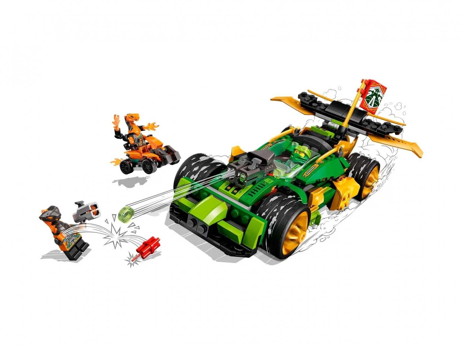 LEGO NINJAGO 71763 Samochód wyścigowy Lloyda EVO - alternatywne wersje