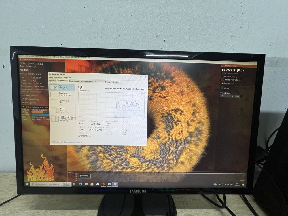 Бюджетний ігровий компьютер gtx 1050ti amd athlon