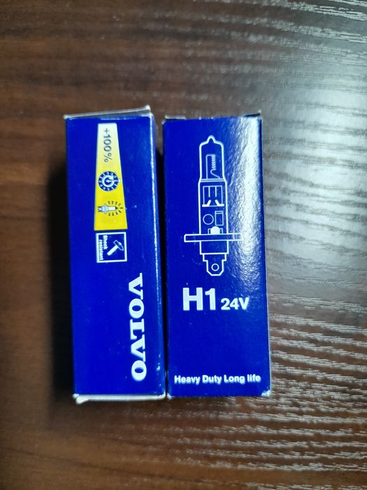 Оригінальні нові автолампи галогенні  Volvo H1  24V 70W