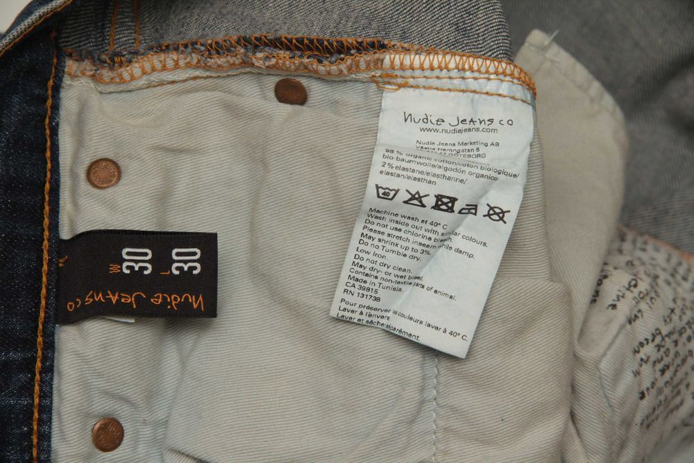 Nudie 30 30 Tight Long John  зауженые джинсы