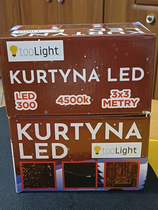Kurtyna świetlna 3x3 300 LED Pilot Girlanda NOWA