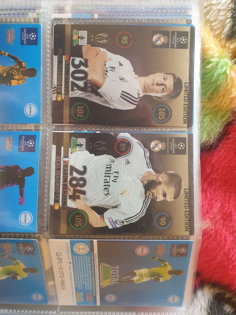Karty piłkarskie panini UEFA Champions league 2014 - 2015 adrenalyn XL