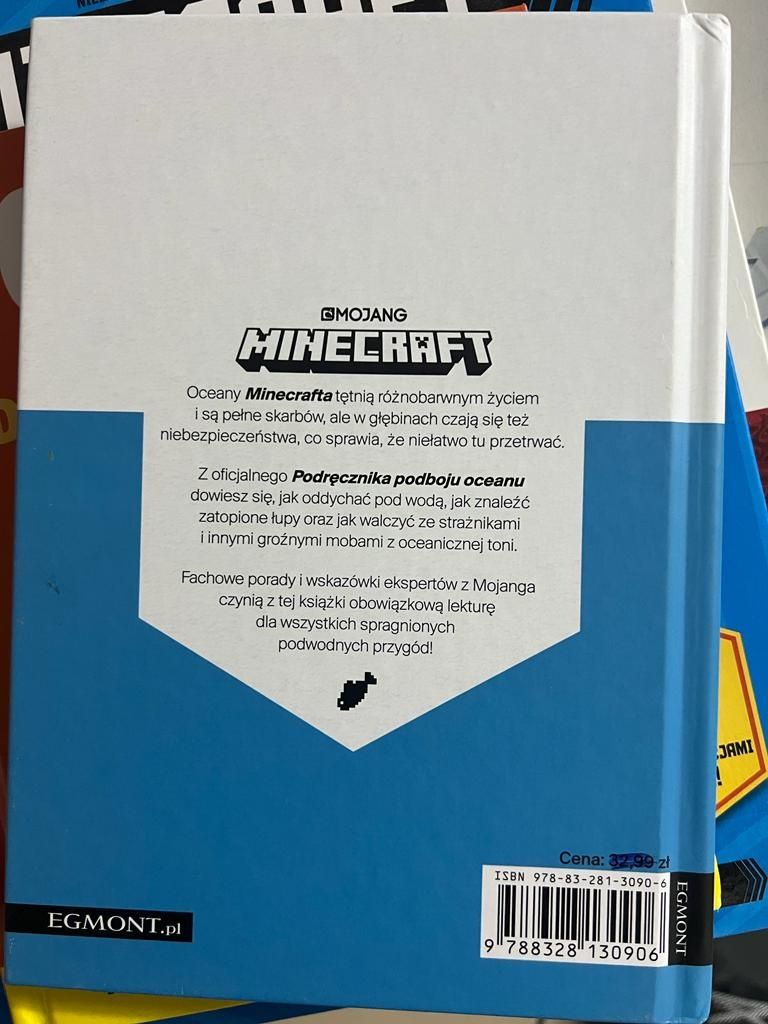 Podręcznik podboju Oceanu Minecraft.