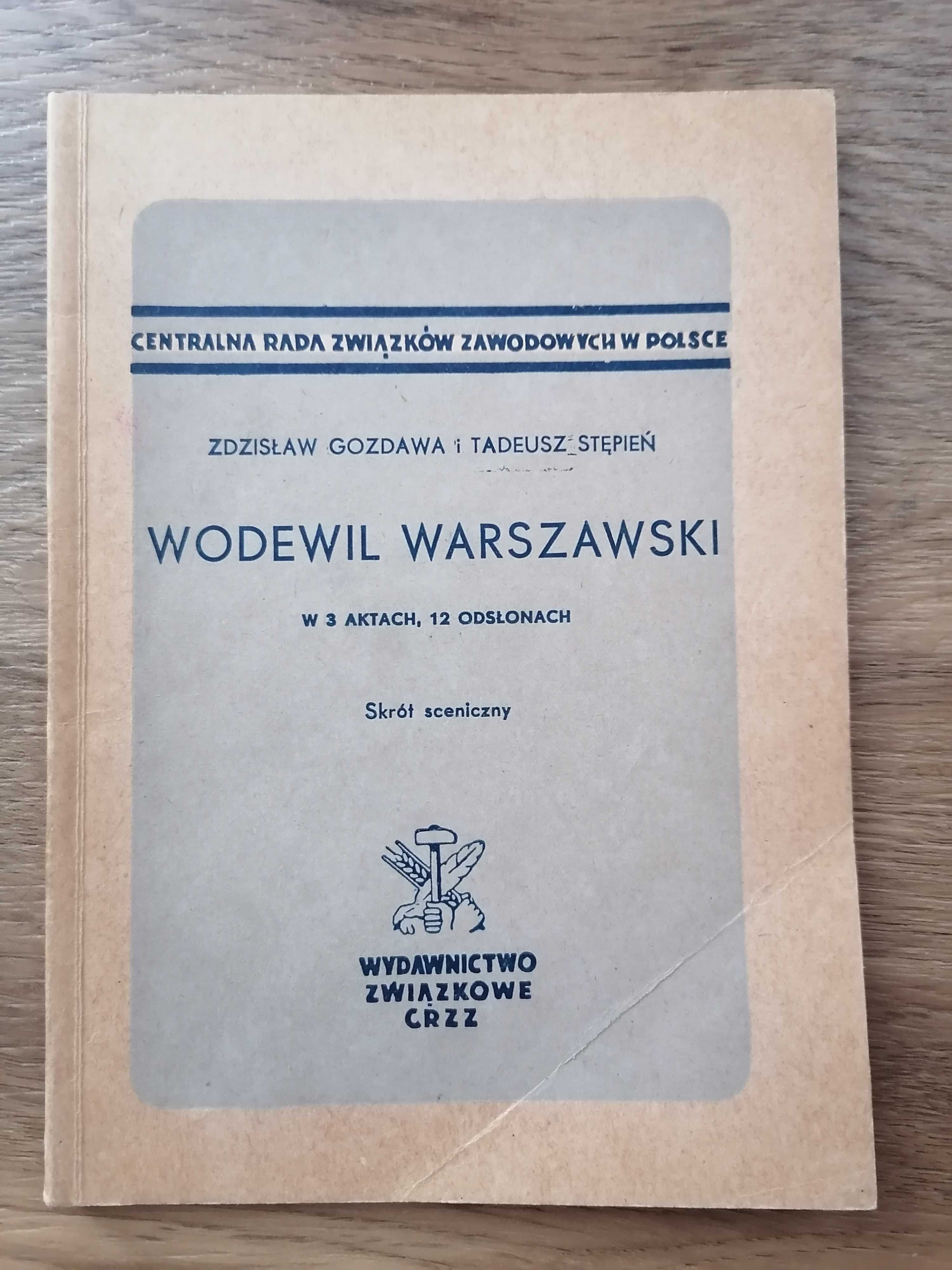 Z. Gozdawa, T. Stępień, Wodewil Warszawski, 1951