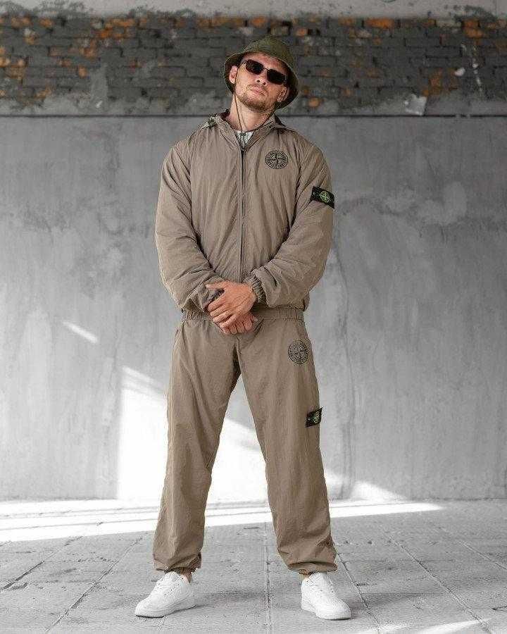 Штани + вітрівка Stone Island | Осінній спортивний костюм