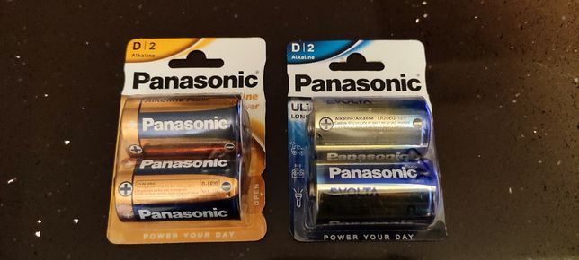 Panasonic батарейки D блістер LR20