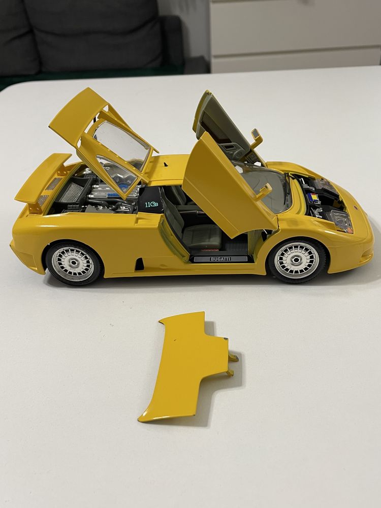 Model Bugatti EB110 1/18 Bburago 1:18 żółte odbiór Koszalin