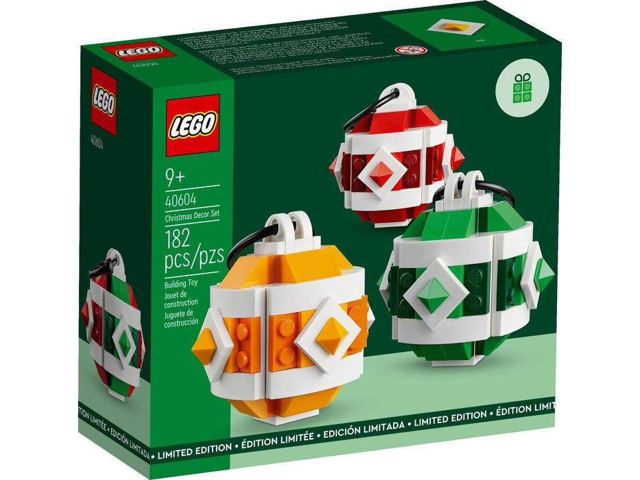 LEGO® 40604 Okolicznościowe - Zestaw świątecznych ozdób