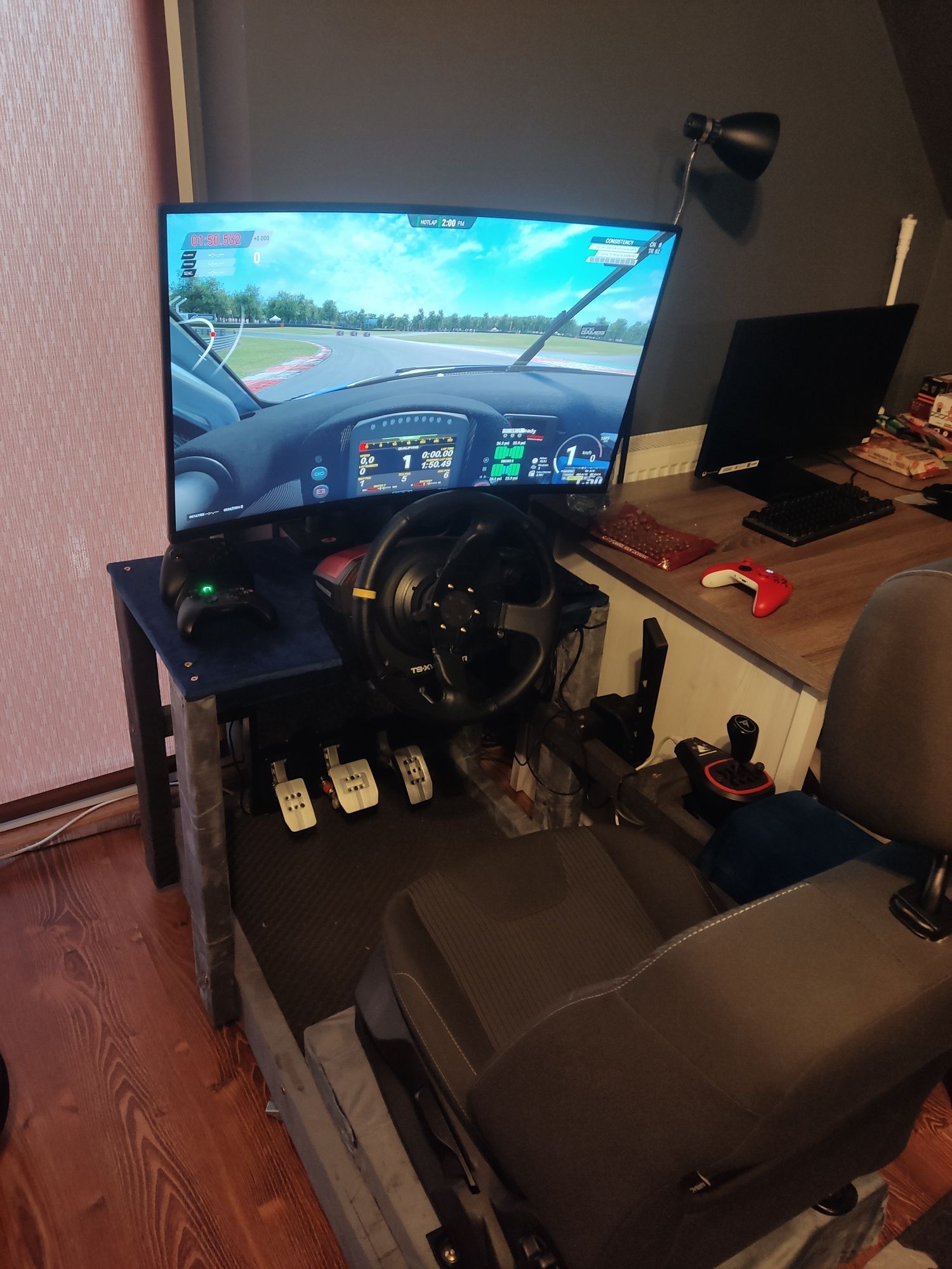 Thrustmaster TS-XW, T-LCM, Shifter TH8S, Handbrake