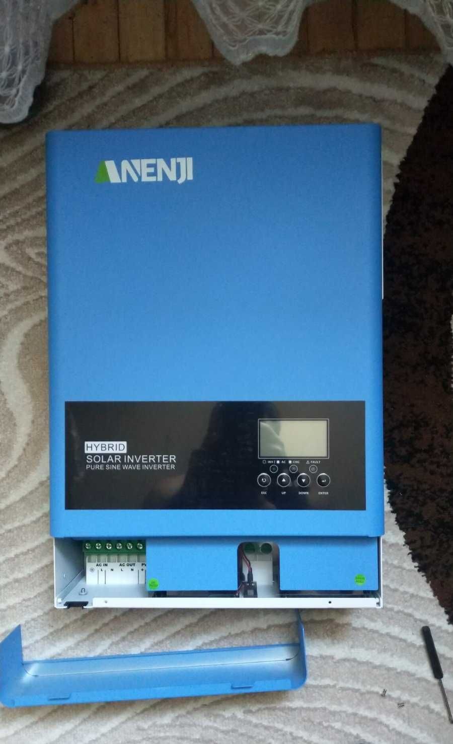 Гібридний інвертор anenji anj-6200-48v-wifi 48 в 6200 Вт