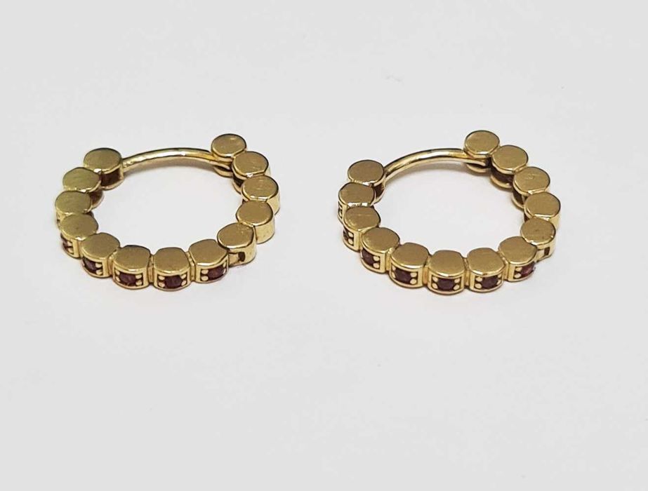 Złote kolczyki kółka 2,56G P585