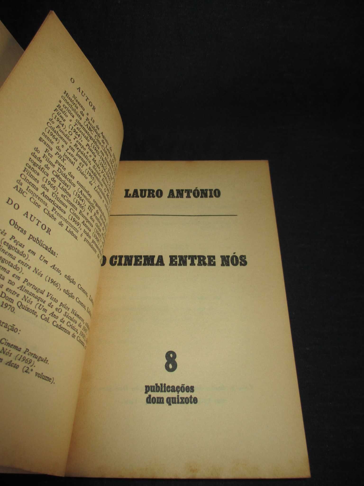 Livro O Cinema Entre Nós Lauro António Cadernos de Cinema nº 8