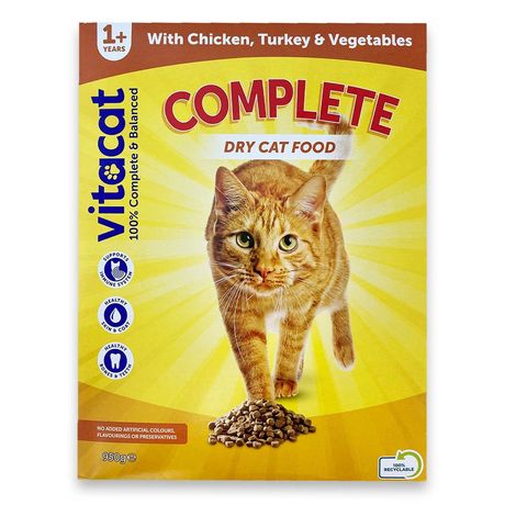 Корм для котів Vitacat з куркою, індичкою та овочами 950 г