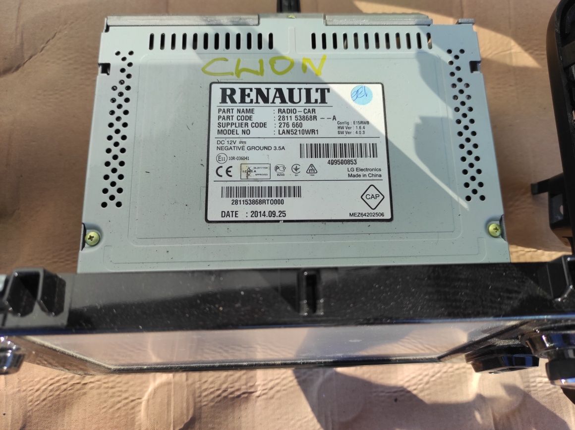 Radio nawigacja GPS Renault Clio IV