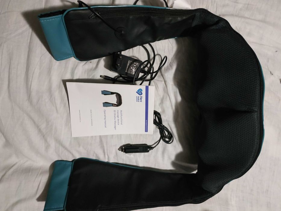 Роликовий масажер для шиї спини та плечей Шиацу з підігрівом