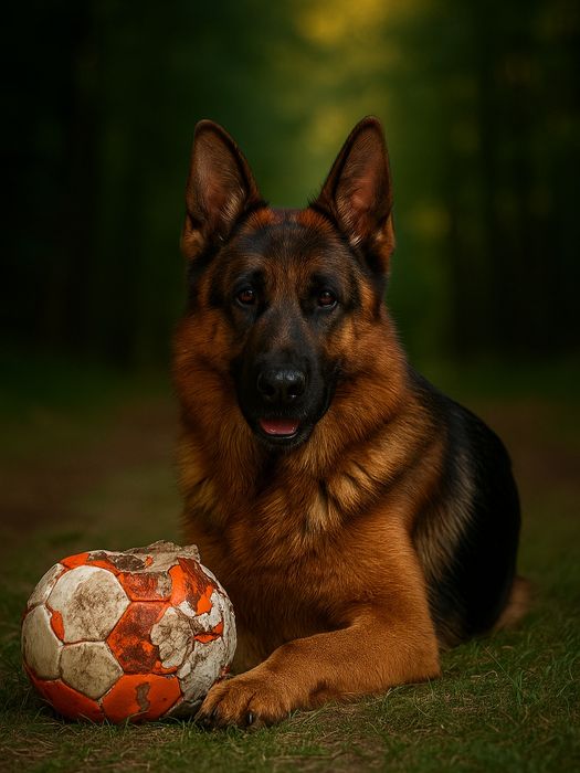 Owczarek niemiecki z rodowodem FCI