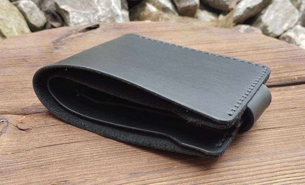 Чоловічий шкіряний гаманець. Гаманець з натуральної шкіри ВРХ