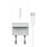 Ładowarka Sieciowa Foneng K210 10.5W Usb-C + Kabel 1M Szybka