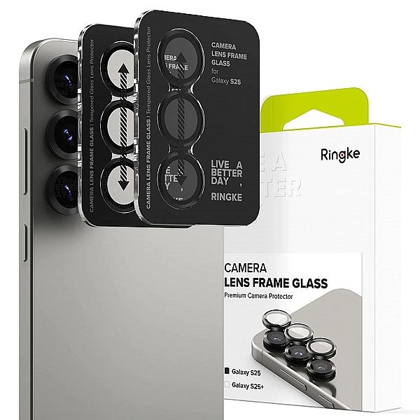 Osłona Aparatu Ringke Camera Frame Protector 2-Pack Galaxy S25 Black