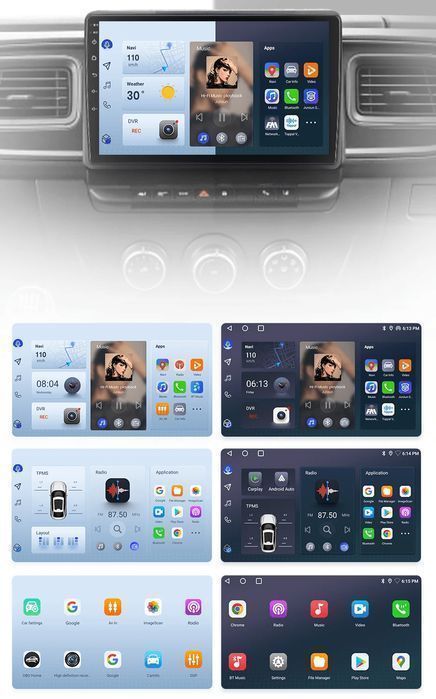 Radio multimedialne 2-DIN Android do Renault Master, V1 1GB 32GB