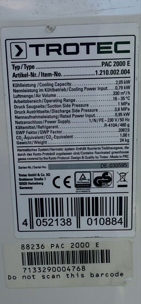 Klimatyzator trotec